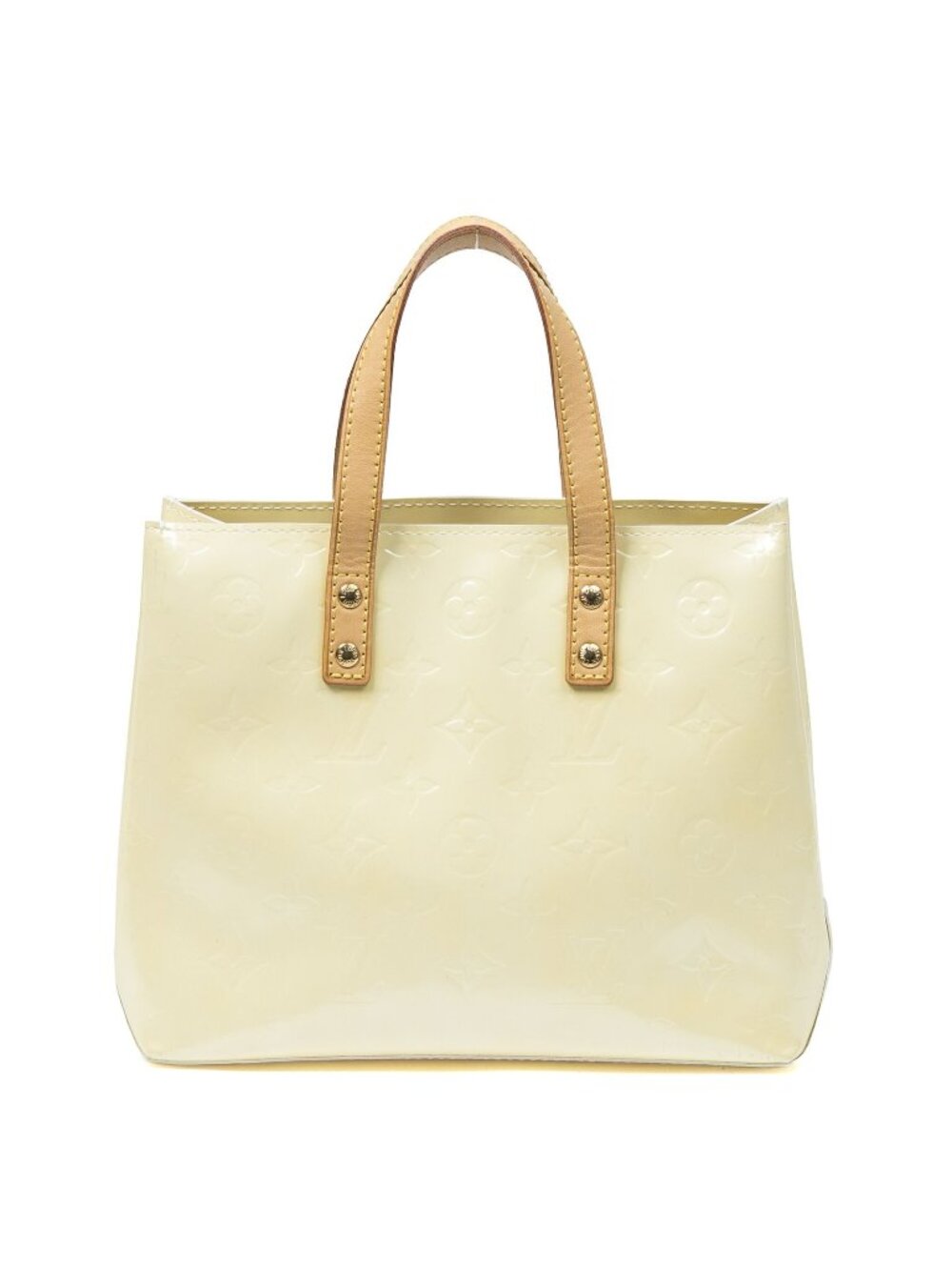 Louis Vuitton Tall Citrine Monogram Vernis Handbag